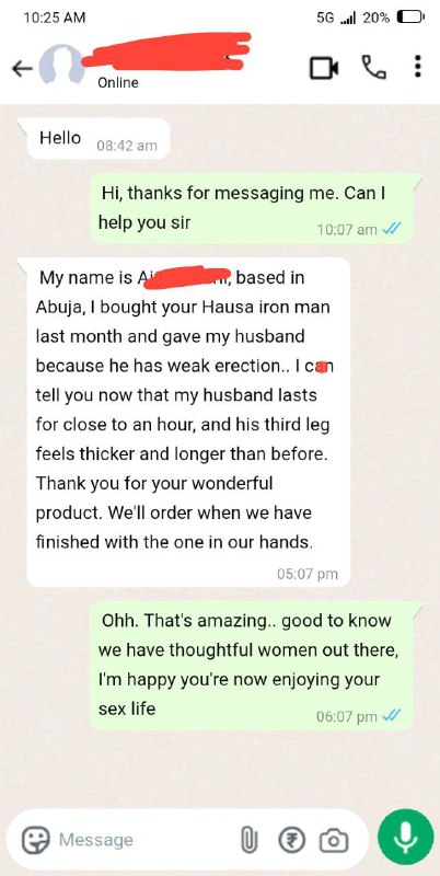 Customer proof